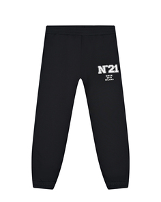 Базовые черные спортивные брюки No. 21 детские