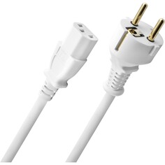 Силовые кабели Oehlbach PERFORMANCE Powercord C13 3,0m, white, D1C17044
