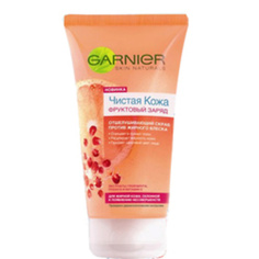 Скраб для лица GARNIER Отшелушивающий скраб против жирного блеска Чистая кожа Фруктовый заряд