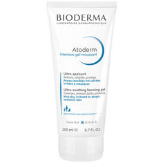 Гели для умывания BIODERMA Успокаивающий гель для сухой, раздраженной и атопичной кожи лица и тела Atoderm Intensive 200