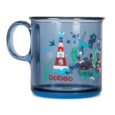 Поильник BABOO Чашка с антискользящим дном Sealife 12 мес+