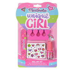 Набор средств для маникюра и педикюра MARTINELIA Набор детской косметики с лаком для ногтей мини "Super girl"