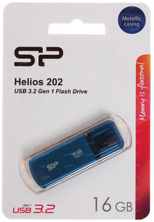 Накопитель USB 3.0 16GB Silicon Power SP016GBUF3202V1B Power Helios синий