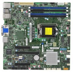Материнская плата mATX Supermicro MBD-X11SSZ-F-B (LGA1151, C236, 4*DDR4 (2400), 4*SATA 6G RAID, 3*PCIE, Glan, VGA, 2*DP, DVI-I, 2*USB 3.0, 2*USB 2.0)