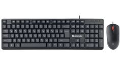 Клавиатура и мышь Defender Line C-511 45511 RU,черный,1.8м