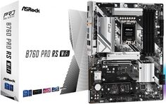 Материнская плата ATX ASRock B760 PRO RS WIFI (LGA1700, B760, 4*DDR5 (7200), 4*SATA 6G RAID, 3*M.2, 4*PCIE, 2.5Glan, WiFi, BT, HDMI, DP, USB Type-C, 5