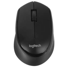 Мышь Wireless Logitech M330s 910-006513 черный оптическая (1000dpi) silent USB для ноутбука (3but)