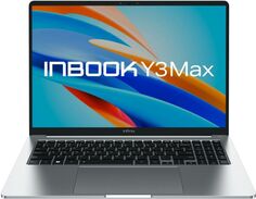 Ноутбук Infinix Inbook Y3 MAX YL613 71008301535 i5-1235U/16GB/512GB SSD/Iris Xe graphics/16" FHD IPS/WiFi/BT/cam/Win11Home/silver