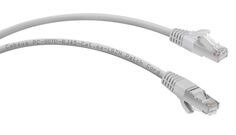 Кабель патч-корд SSTP 6a кат. 0.5м Cabeus PC-SSTP-RJ45-Cat.6a-0.5m-LSZH 10G, экранированный, серый