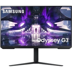 Монитор 32" Samsung Odyssey G3 S32AG320NI черный VA LED 1ms 16:9 HDMI полуматовая HAS Piv 250cd 178гр/178гр 1920x1080 165Hz FreeSync Premium DP FHD 6.