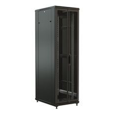 Шкаф напольный 19", 42U WRLine WR-TT-4286-DD-RAL9004 2055x800х600 мм, передняя и задняя распашные перфорированные двери (75%), цвет черный (RAL 9004)