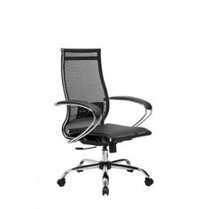 Кресло офисное Metta 9(MPRU) подл.131/осн.003, чёрное Метта
