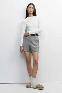 джемпер женский Лонгслив облегающий в рубчик в базовых цветах Befree