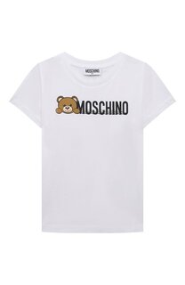 Хлопковая футболка Moschino