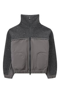 Кардиган из кашемира и шерсти Brunello Cucinelli