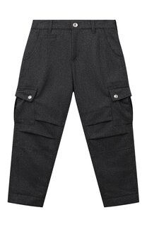 Утепленные брюки из шерсти Brunello Cucinelli