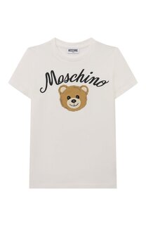 Хлопковая футболка Moschino