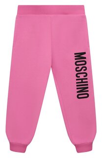 Хлопковые джоггеры Moschino