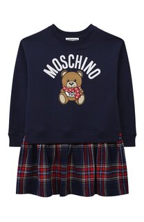 Хлопковое платье Moschino