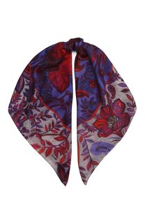 Шелковый платок Орнамент Цветы Gourji
