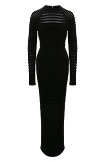 Платье из вискозы Balmain