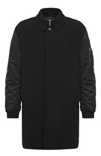 Комбинированное пальто Moschino