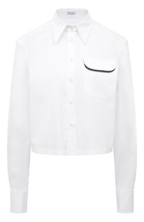 Хлопковая рубашка Brunello Cucinelli