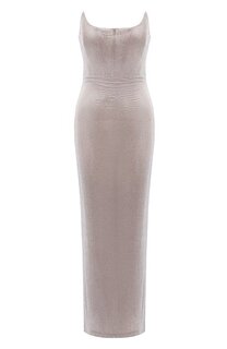 Платье с отделкой стразами Giuseppe di Morabito