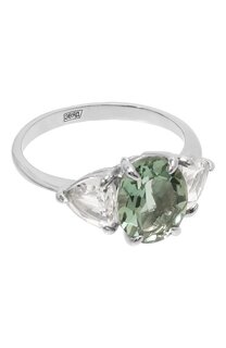 Кольцо с зелёным аметистом Secrets jewelry
