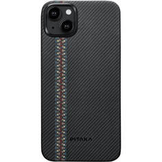 Чехол Pitaka Fusion Weaving MagEZ Case 4 с Magsafe для iPhone 15 кевлар (FR1501)