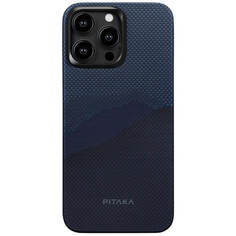 Чехол Pitaka MagEZ Case 4 Magsafe для iPhone 15 Pro кевлар синий (KI1501POTH)