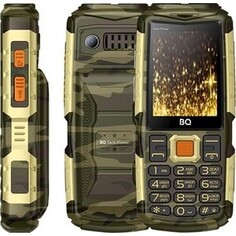 Мобильный телефон BQ 2430 Tank Power Camouflage/Gold
