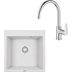 Кухонная мойка и смеситель Granula GR-5102 арктик, Grohe BauEdge 31367001