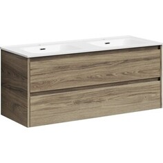 Тумба под раковину Sancos Libra 120 два ящика, дуб чарльстон (LB120-2ECH)