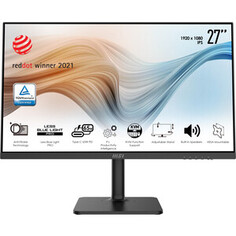 Монитор MSI Modern MD272P 27 16:9 1920x1080(FHD) IPS, 75 Гц, 250cd/m2, H178°/V178°, 1000:1, 100M:1, 5ms, HDMI, DP, Black