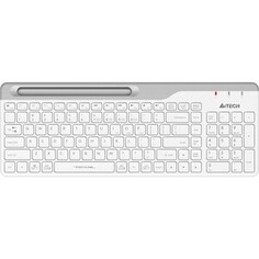 Клавиатура беспроводная A4Tech Fstyler FBK25 white/grey (USB, BT/Radio, slim, multimedia) (FBK25 WHITE)