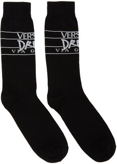 Черно-белые носки с логотипом Dream Versace