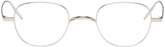 Серебряные овальные очки Givenchy