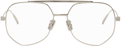 Серебряные очки-авиаторы Givenchy