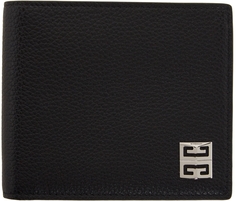 Черный зернистый бумажник Givenchy