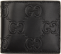 Черный кошелек для монет \Gucci Signature\&quot;&quot;