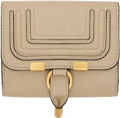 Бежевый кошелек Marcie Square Chloé Chloe