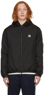 Черный пуховик Moncler