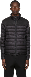 Черный пуховик Tocquet Moncler