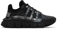 Черные кроссовки Trigreca Versace