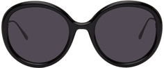 Черные круглые солнцезащитные очки ALAÏA