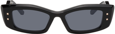 Черные солнцезащитные очки в прямоугольной оправе IV Valentino Garavani