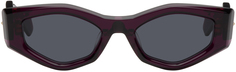 Пурпурные солнцезащитные очки в неправильной оправе III Valentino Garavani