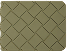 Серо-коричневый резиновый бумажник двойного сложения Bottega Veneta