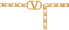 Золотой ремень-цепочка с заклепками Valentino Garavani